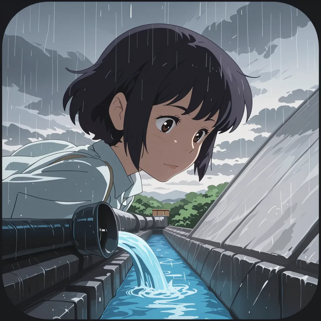 排水 연상 이미지