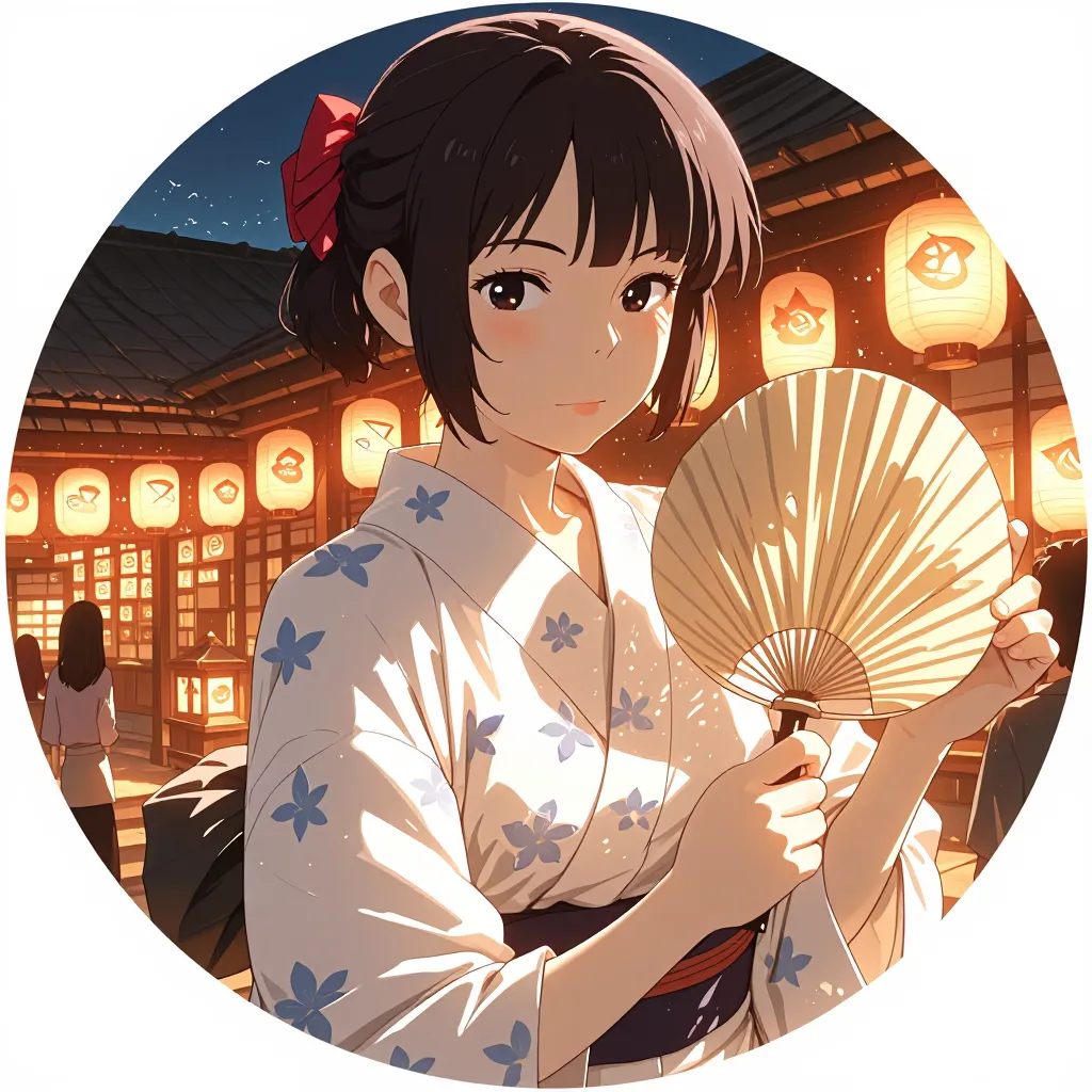 団扇 연상 이미지