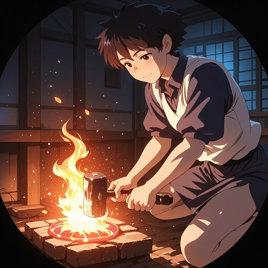 鍛える 연상 이미지