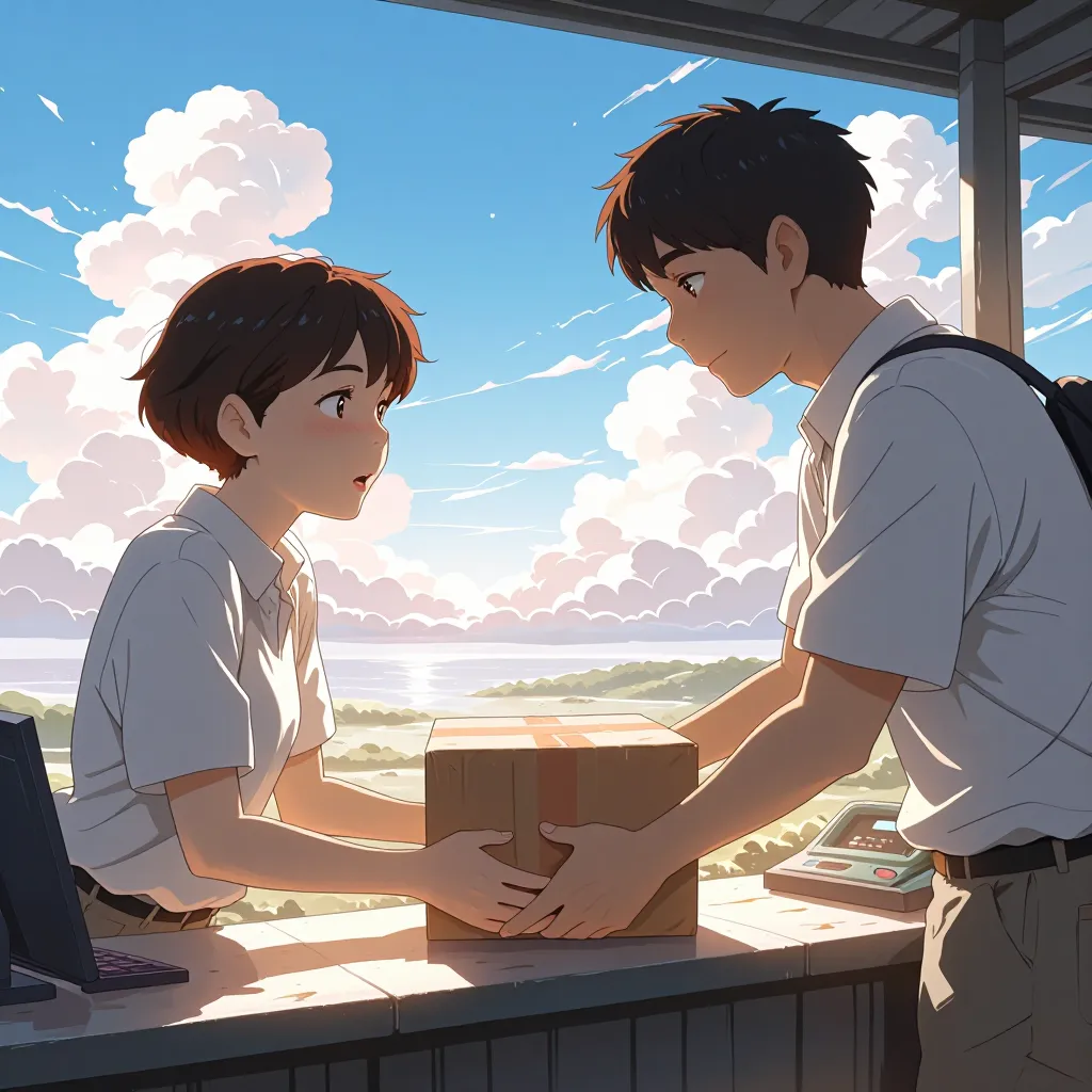 送る 연상 이미지