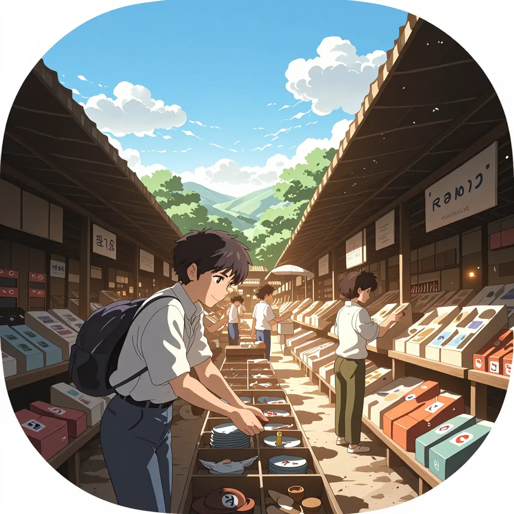 業者 연상 이미지
