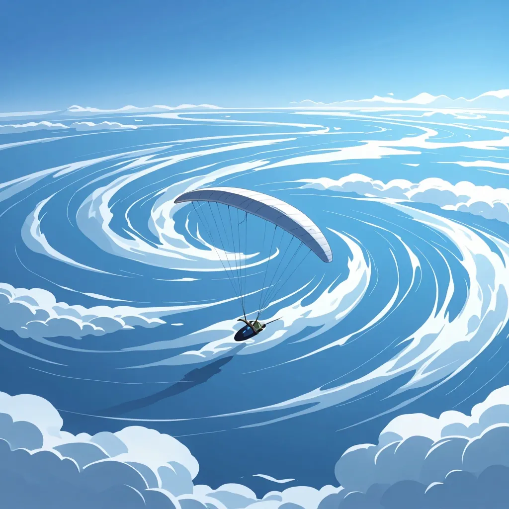 気流 연상 이미지