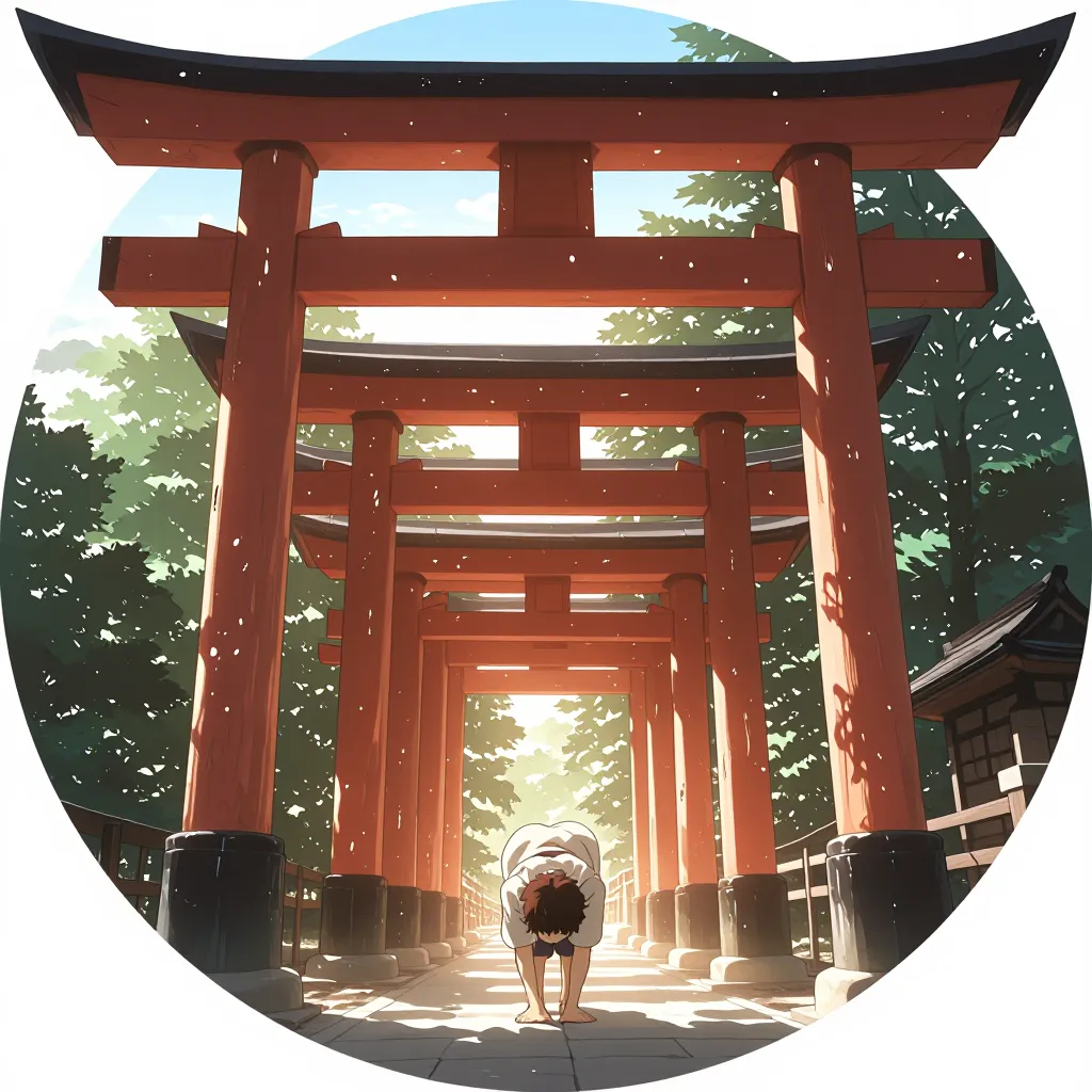 くぐる 연상 이미지