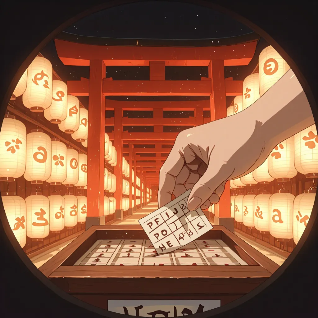 くじ 연상 이미지