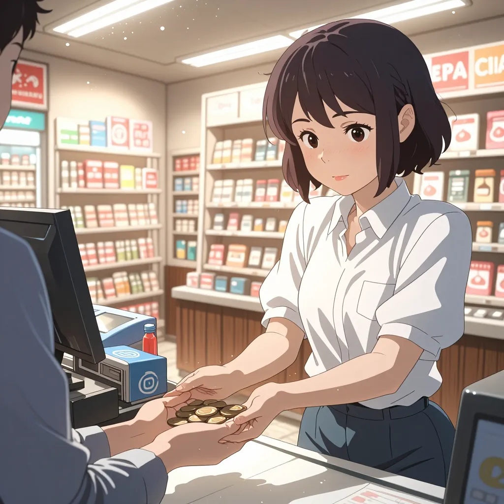 お釣(り) 연상 이미지