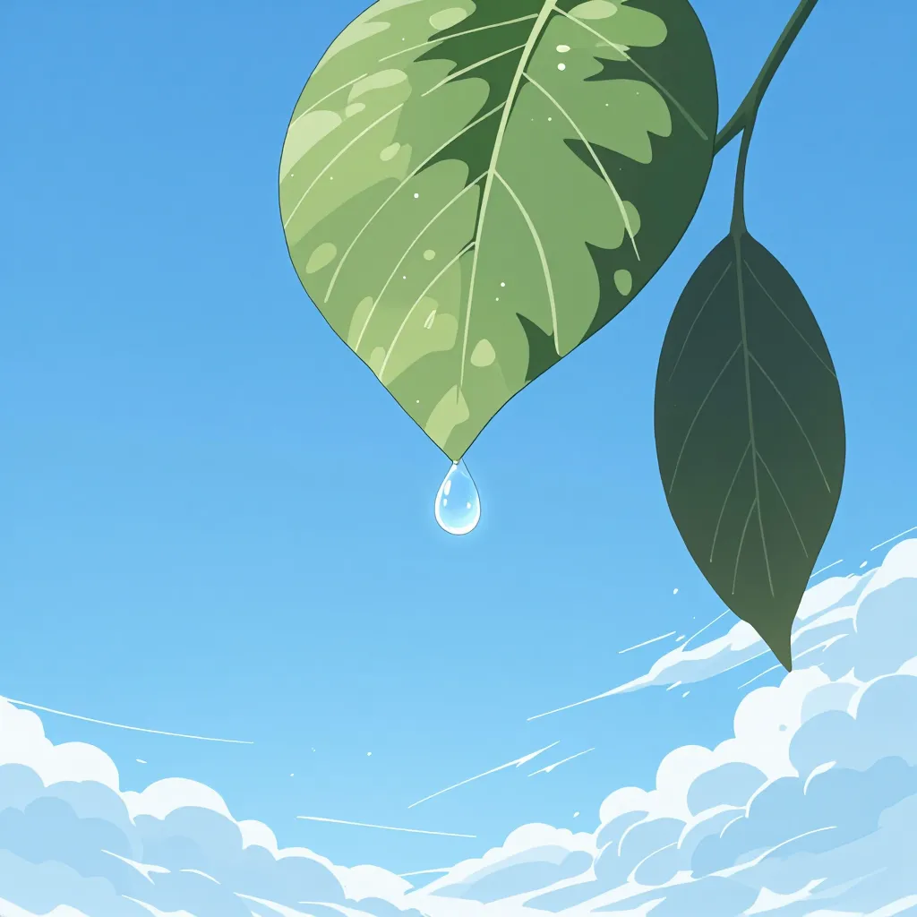 雫 연상 이미지