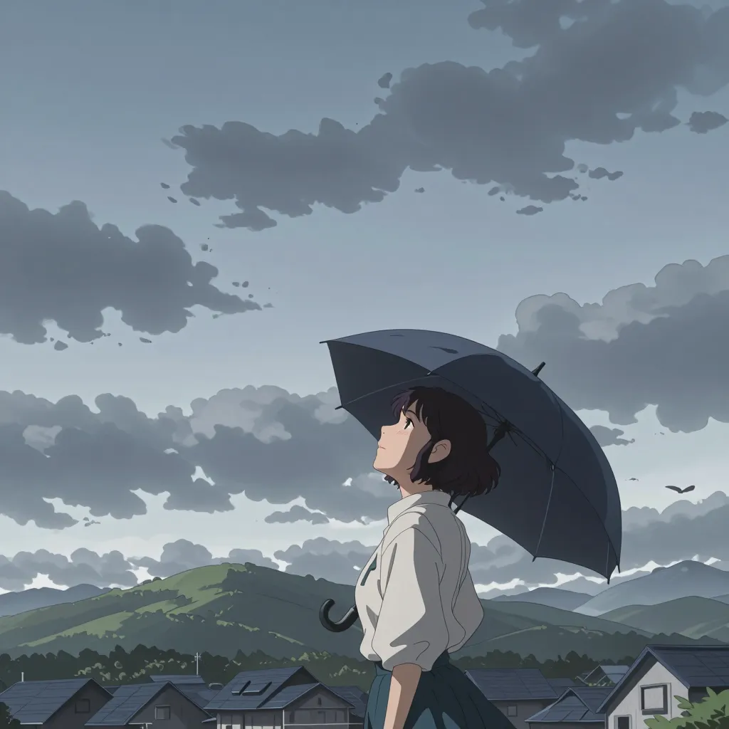 曇(り) 연상 이미지