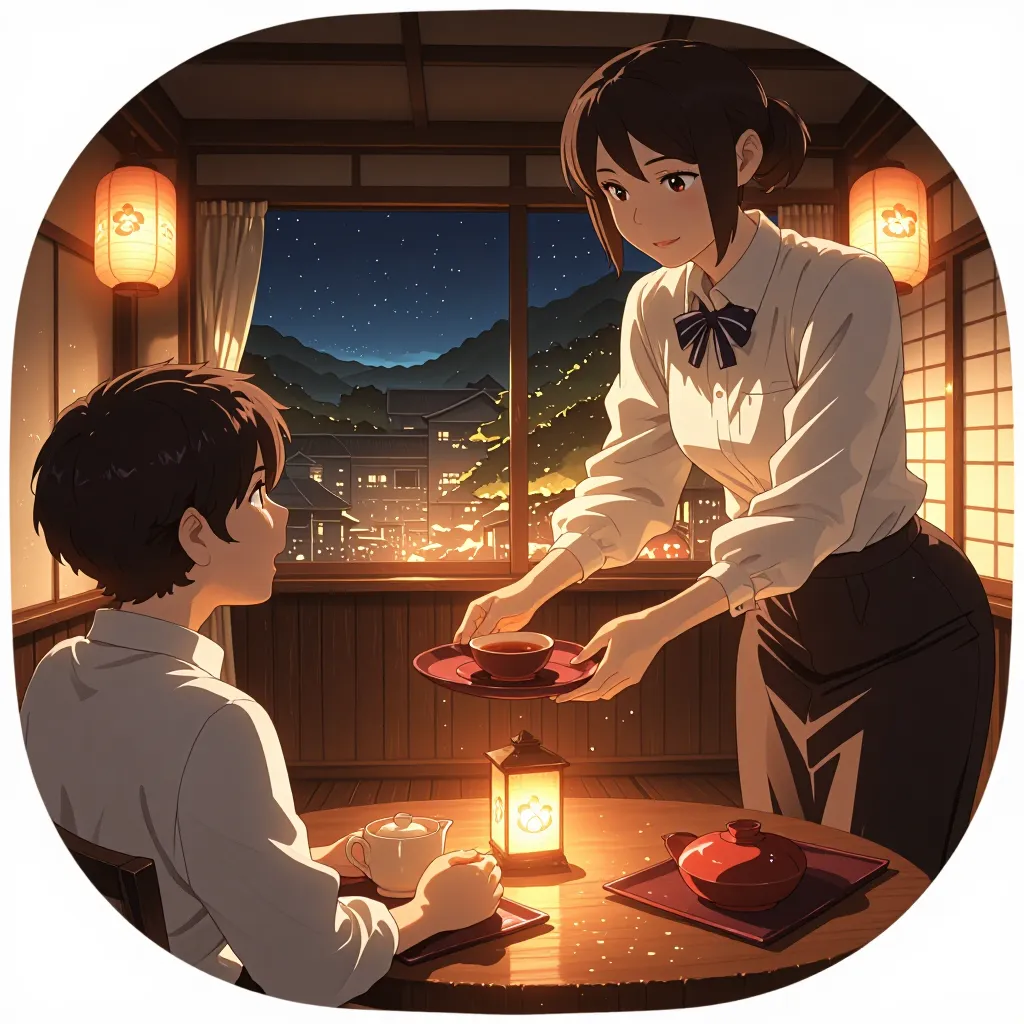 もてなす 연상 이미지