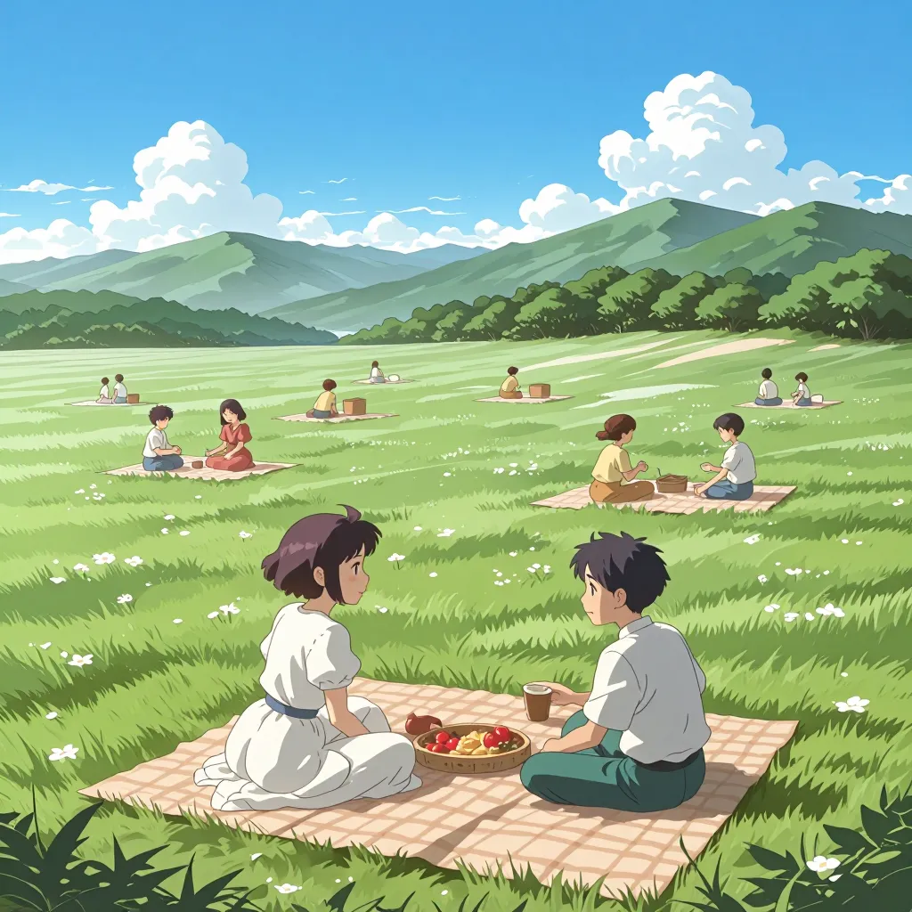 野外 연상 이미지