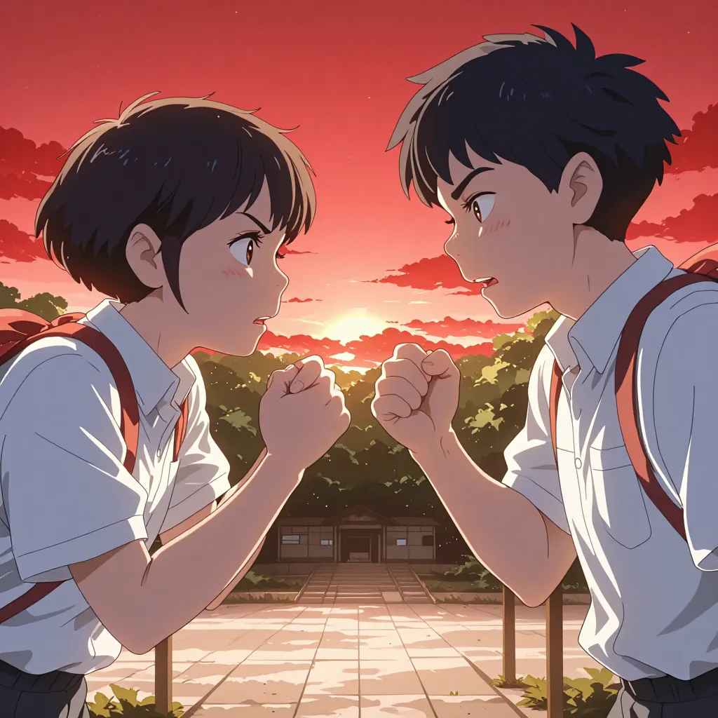 喧嘩 연상 이미지