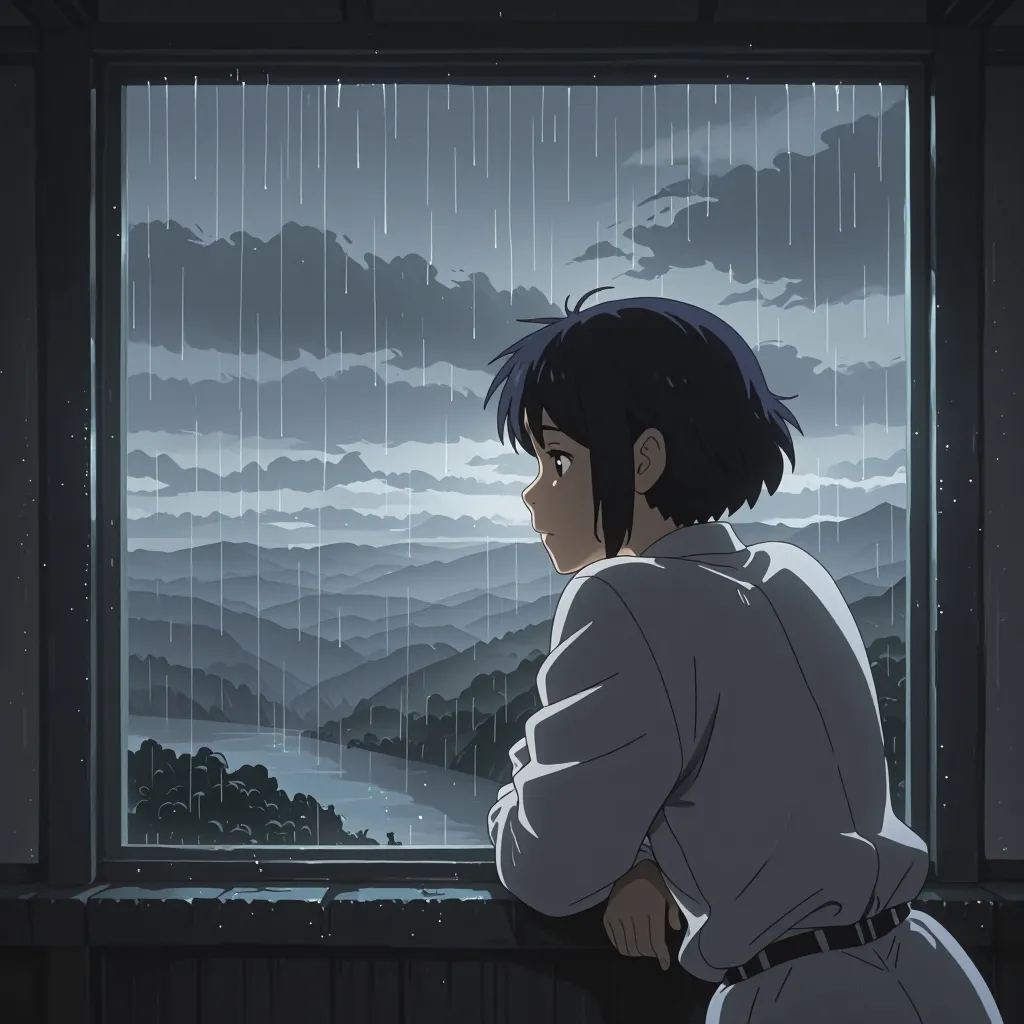 悲観 연상 이미지