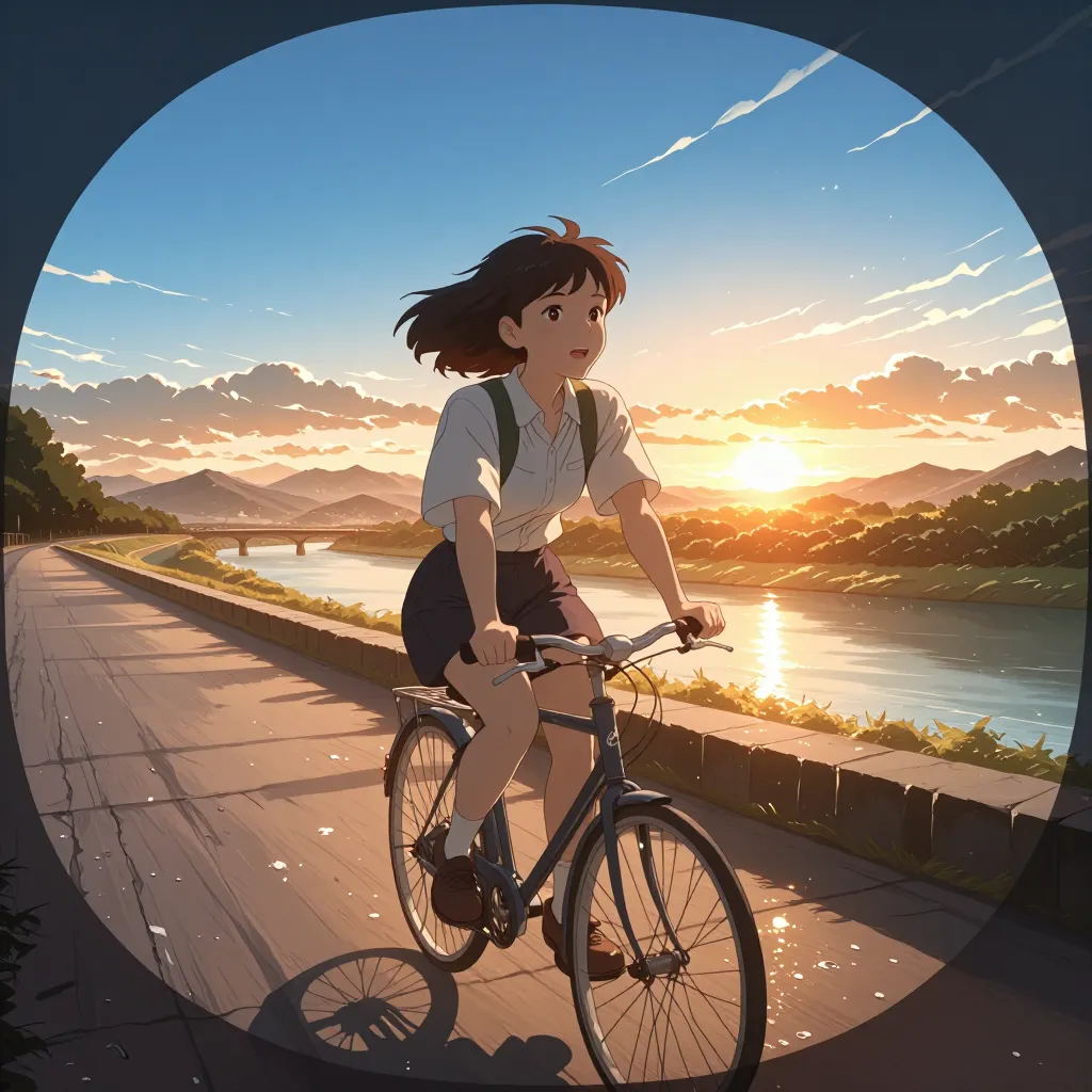 自転車 연상 이미지