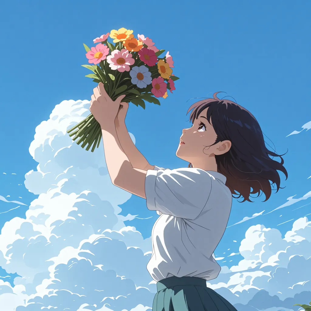 上げる 연상 이미지