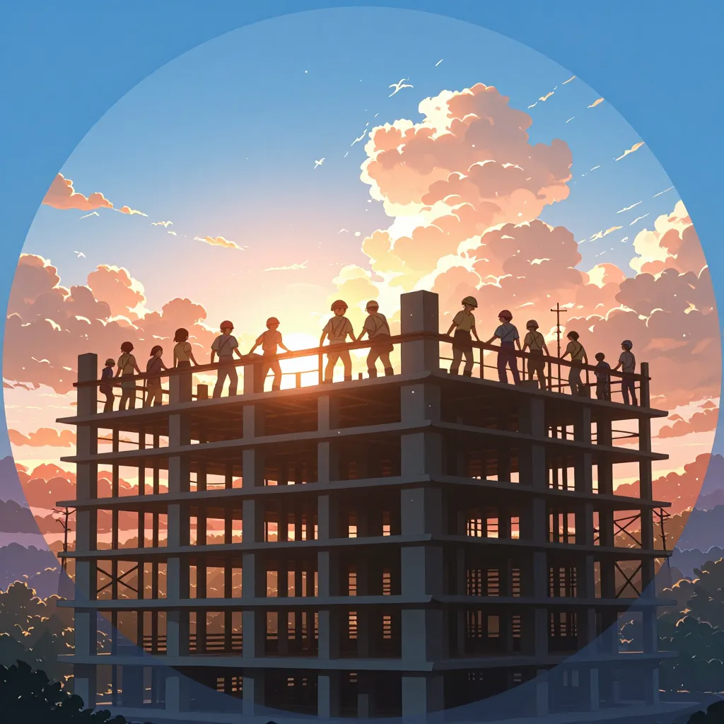建てる 연상 이미지